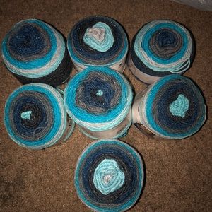 7 Skeins Mandala Sparkle yarn